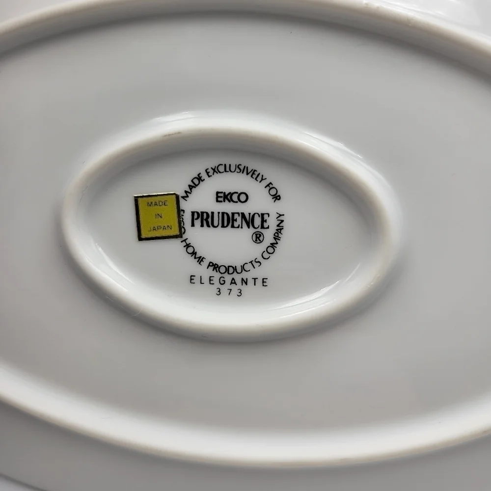 EKCO Prudence ELEGANTE 373 Gravy Boat & Underplate